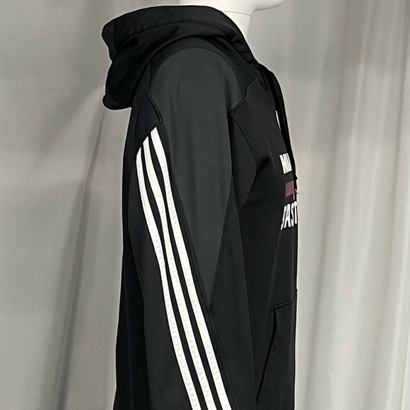 Adidas Miami Heat Climawarm Basketball NBA Hoodie Sweatshirt Medium - Picture 4 of 8